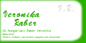 veronika raber business card